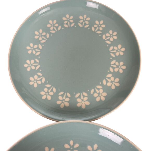 Harkerware Oven Dishwasher Proof Blue Floral 10.5" Round 3 Plates Dinnerware - Picture 13 of 16